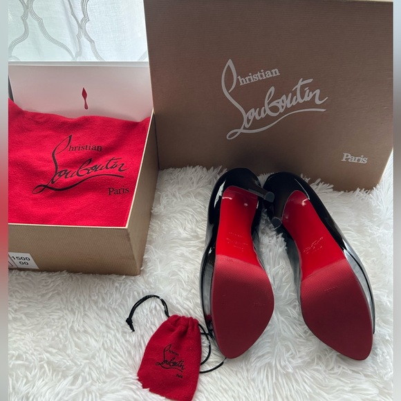 Christian Louboutin Lady Peep Heels - Picture 4 of 9
